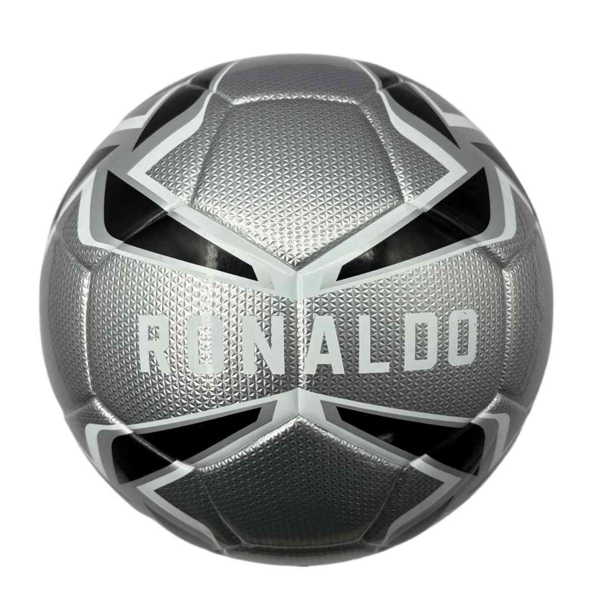 A mirror football with black and white color matching, professional anti-slip and wear-resistant design, exclusive football for fans, three-piece set with net bag, air needle and air pump, the best prize in campus competition, and a sports gift from fathe