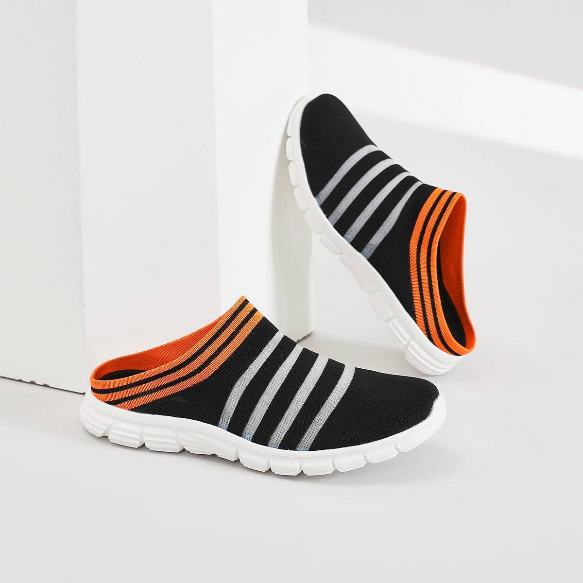 MEN'S BIRD'S NEST HALF-SANDALS  4555 - MEN - Orange / AUS Ladies9.5/Men7.5/EU41/25.5cm