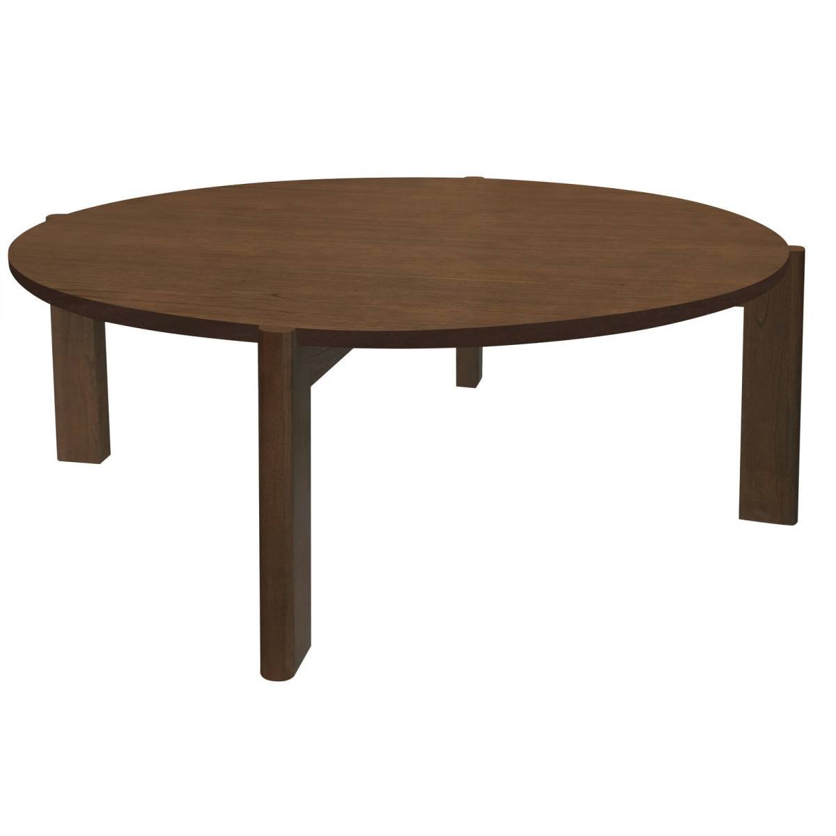 Adelle Round Coffee Table (Walnut)