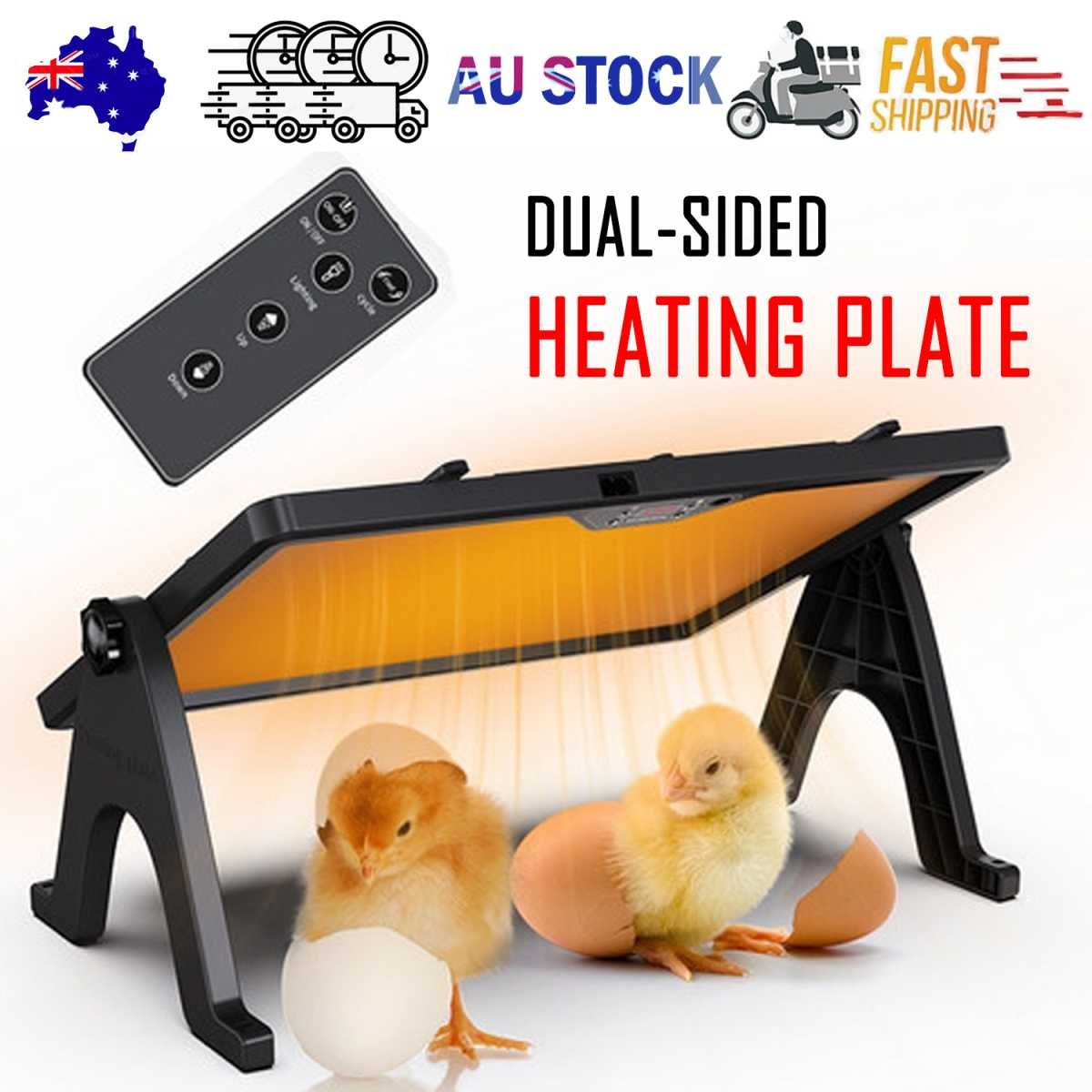 Chick Brooder Heating Plate Chicken Coop Heater Dual-Sided Duck Poultry Brooder