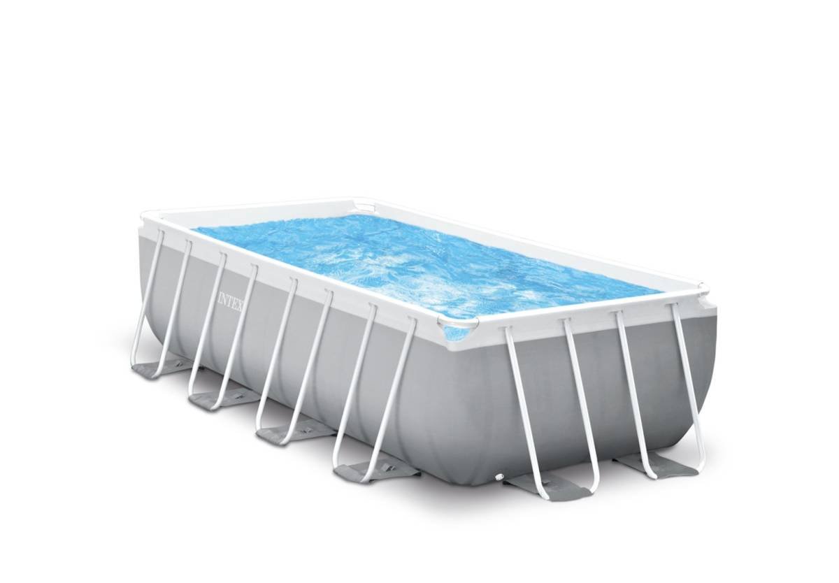 Intex PRISM Premium Rectangle Metal Frame Pool Above Ground 4.0m x 2.0m 1.0m 26788