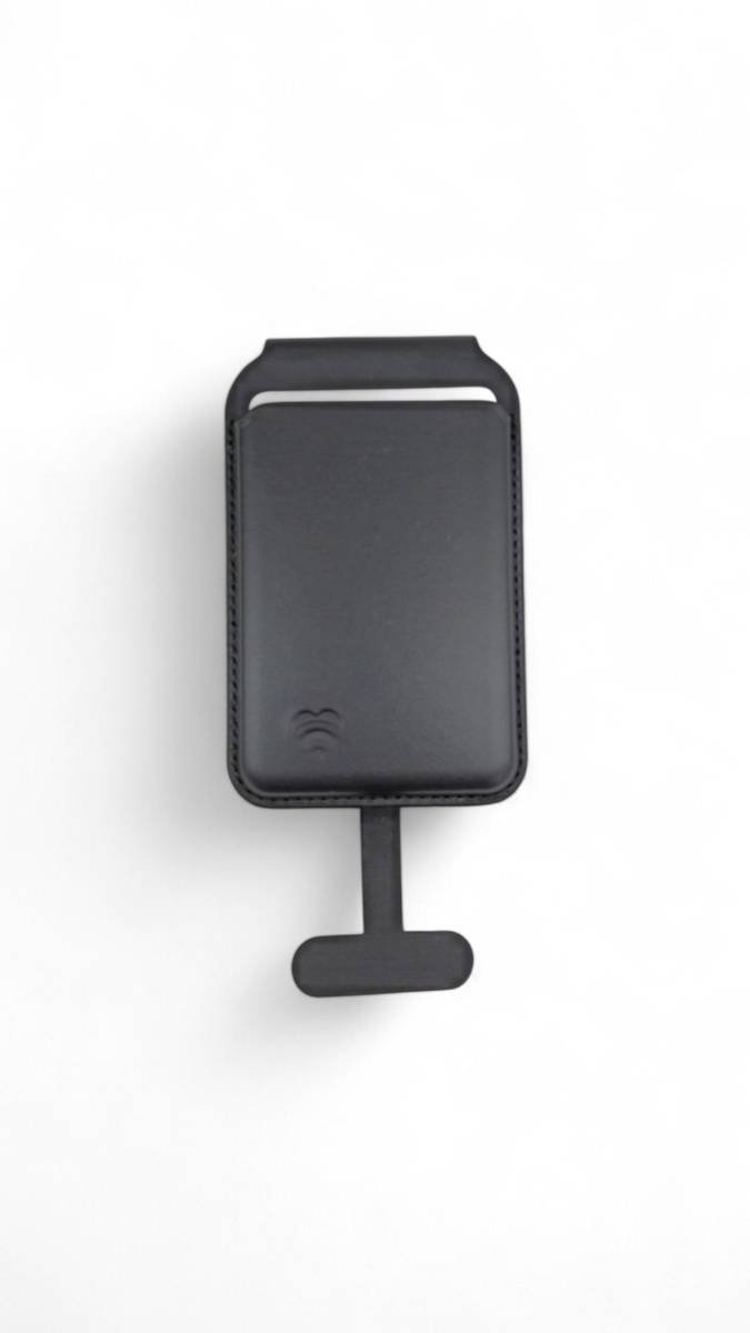 Lovefone Genuine Leather Pocket Wallet with Magsafe - Black