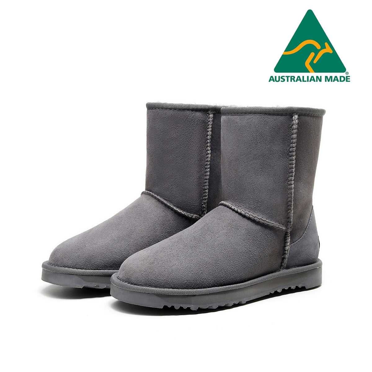 SHORT CLASSIC BOOTS 990225  MADE IN AUSTRALIA - MEN - Grey / AUS Ladies5/Men3/EU35/22.5cm