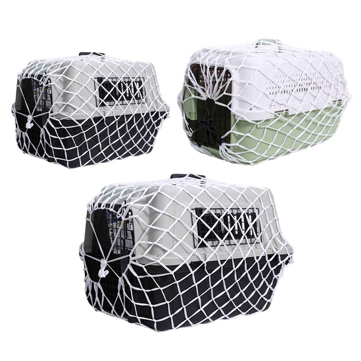Pet Carrier Net Bag for Cat Dog Travel Mesh Cover Protective Tote Use - 50 × 33 × 33 cm