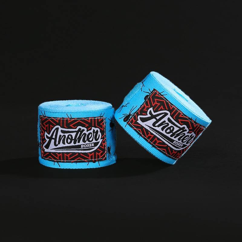Blue Spider Pro Grade 5m Boxing Hand Wraps - Printed Elastic Bandages for Training & Combat Sports (1Pair)