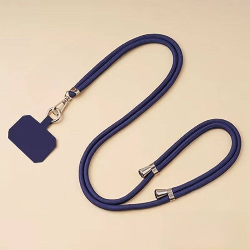3-Pack Adjustable Blue Crossbody Phone Lanyards – Dual Wear Modes, Two-Ways of Hanging,Ultra-Slim 0.6mm Patch 