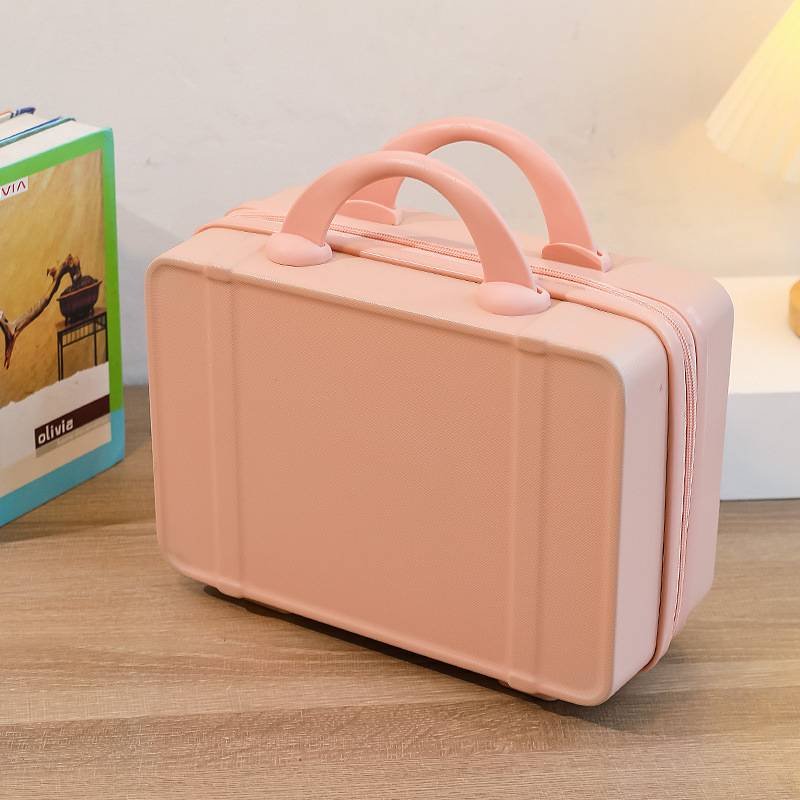 Personalized stylish and lightweight Pink mini suitcase for short trips