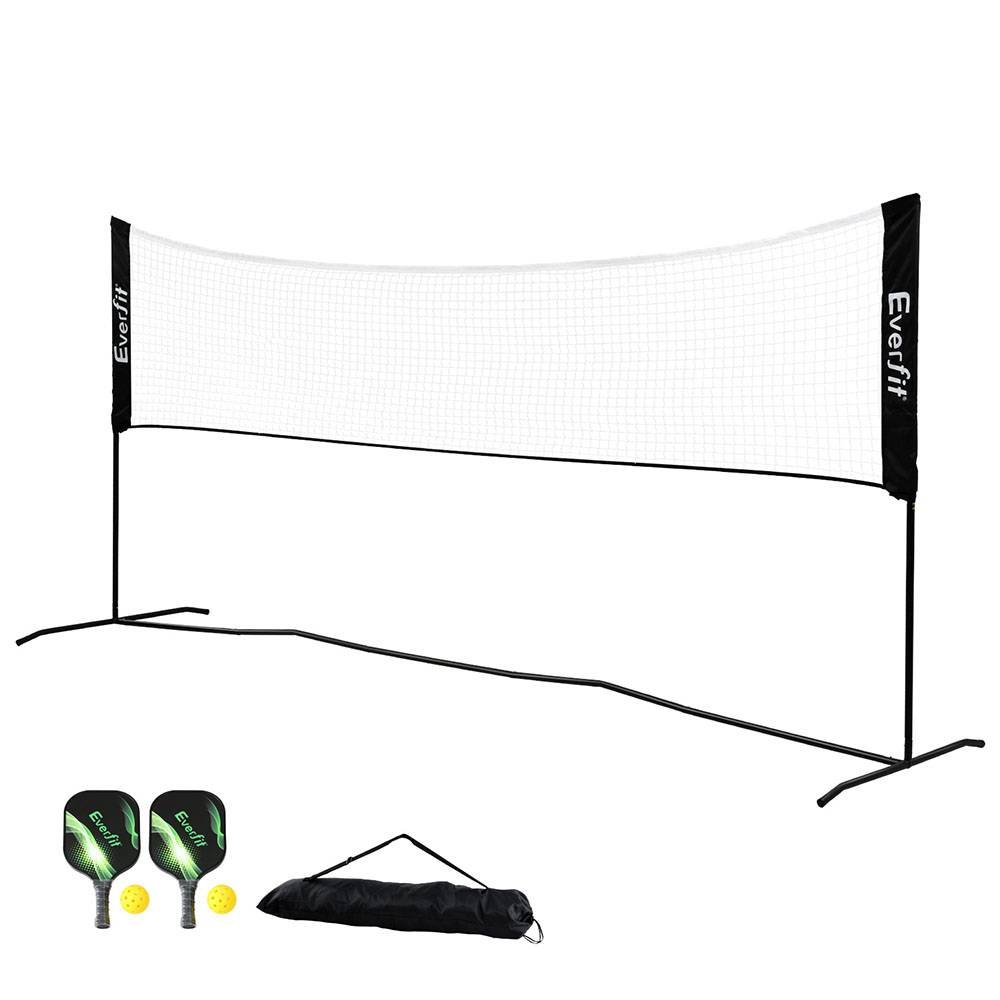 Everfit 3.6M Badminton Tennis Net Portable Volleyball Kit Adjustable Height