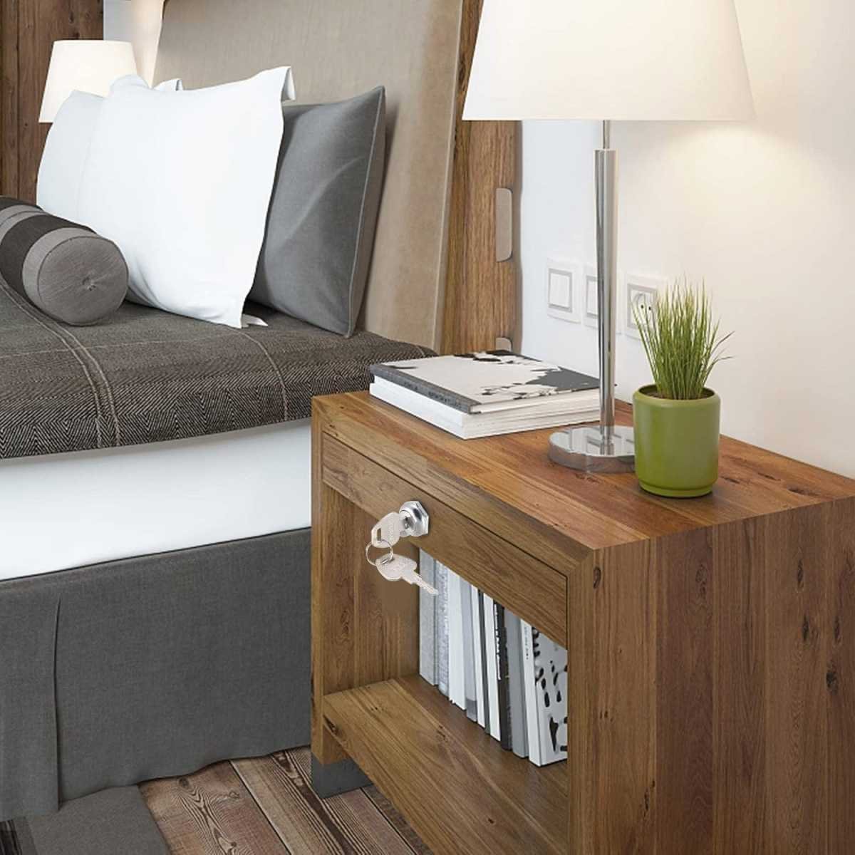 1/5/10pcs File Cabinet Drawer Milk Box Swivel Lock Small Round Security Lock - 25mm-10PCS