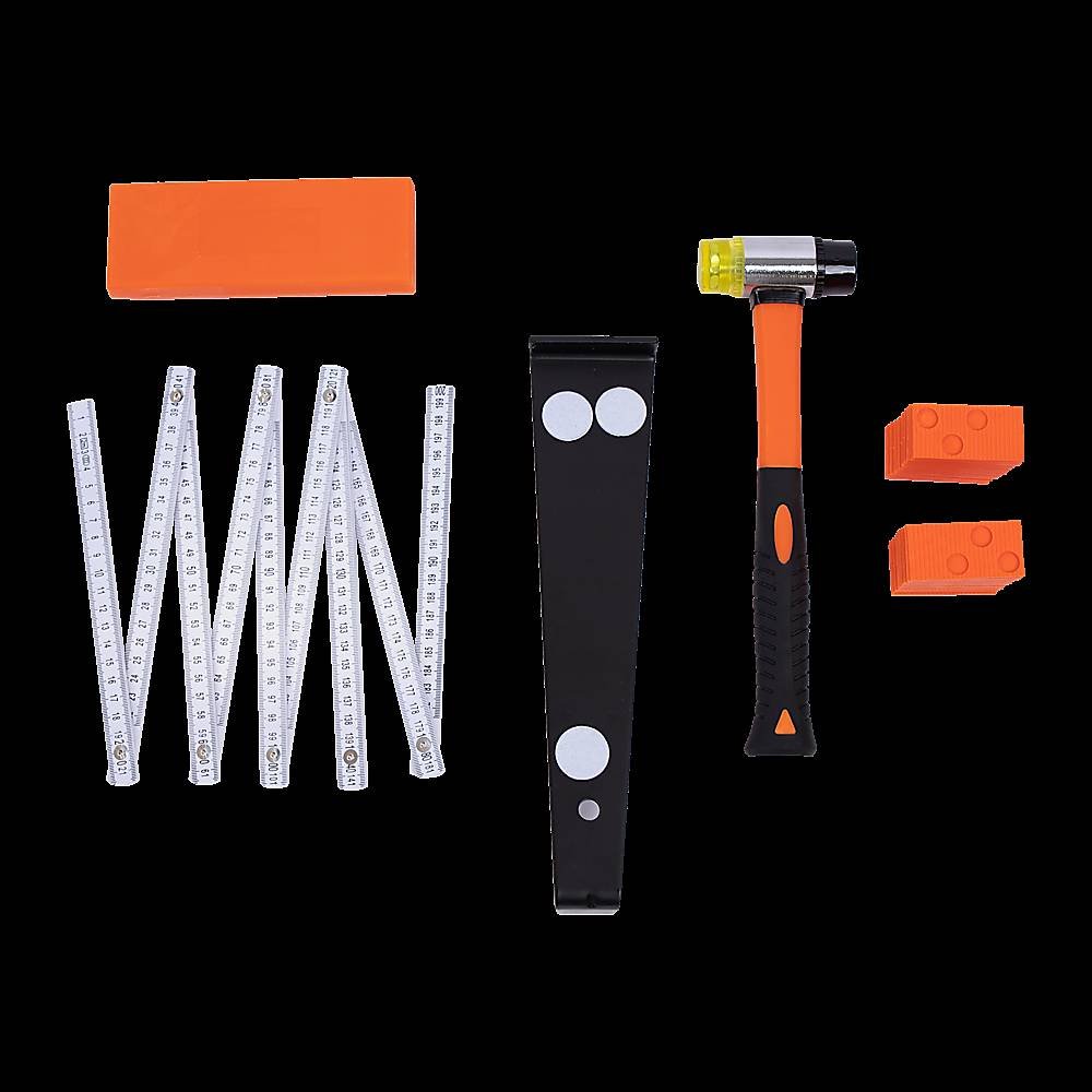 48Pc Laminate Wood Flooring Installation Kit Tapping Block Rubber Mallet