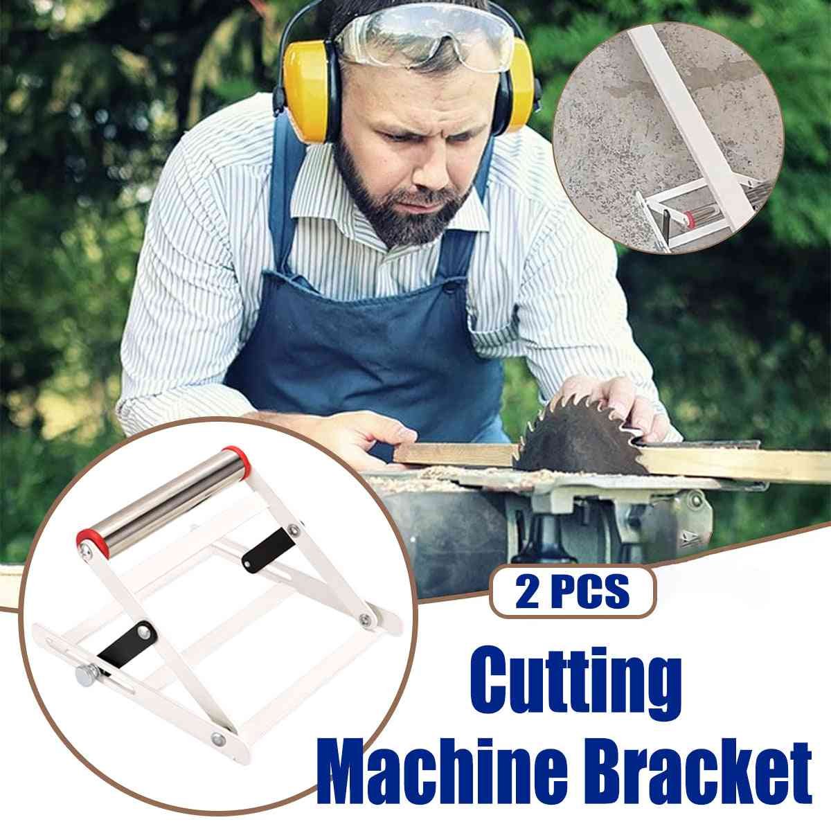 Adjustable Cutting Machine Support Frame Table Saw Stand Roller Support 2pcs