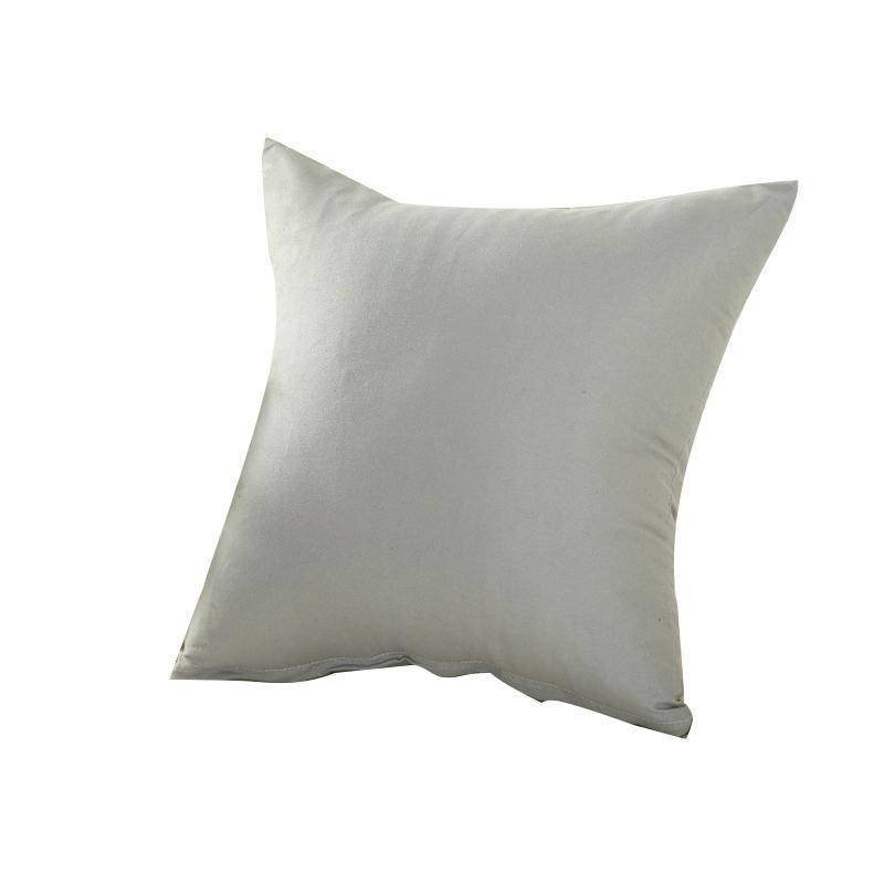 50cm*50cm Multicoloured Plain Solid Colour Cushion Cover Decorative Pillow Case - Light Coffee