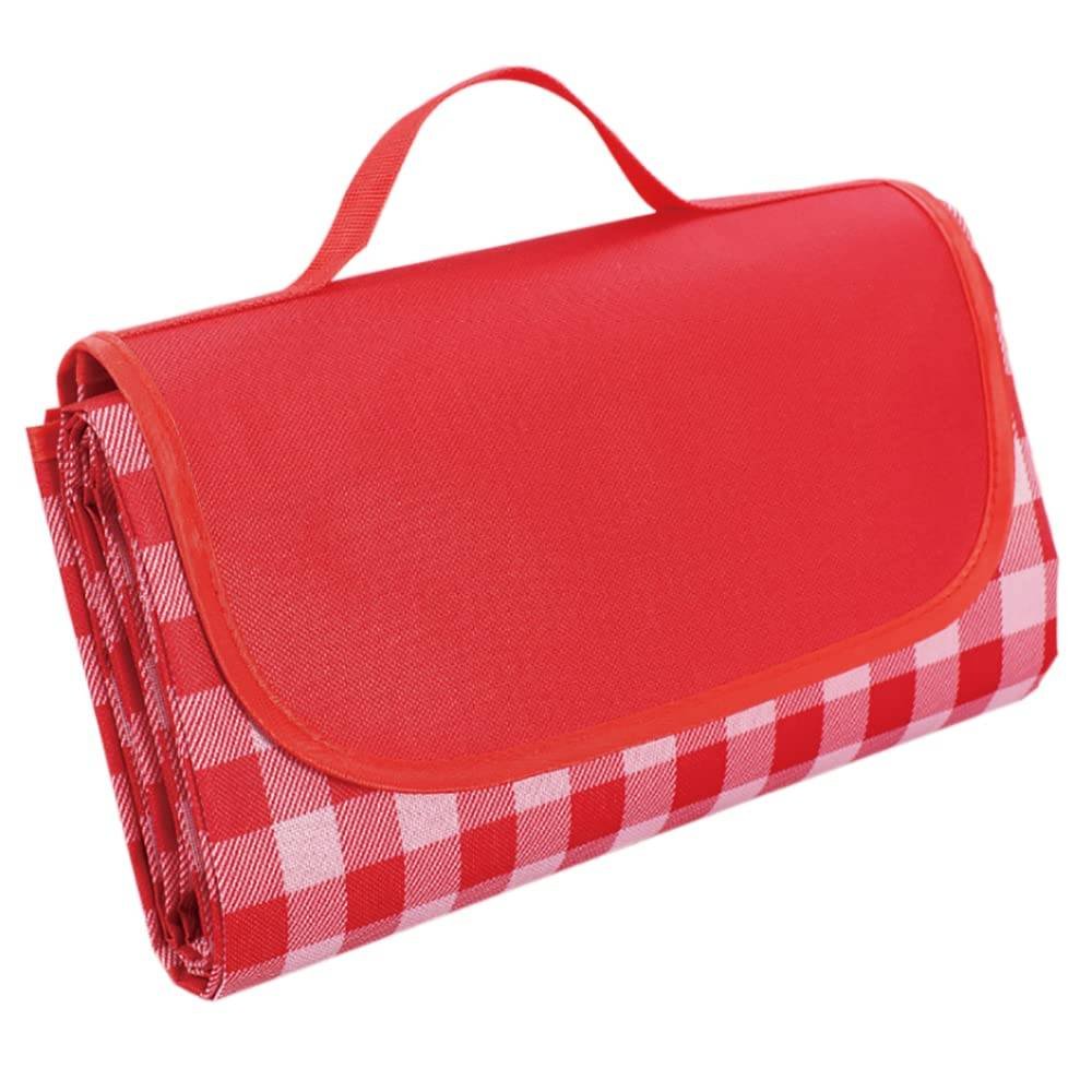 Large Waterproof Thickened Moisture-Proof Outdoor Camping Picnic Mat (Red)