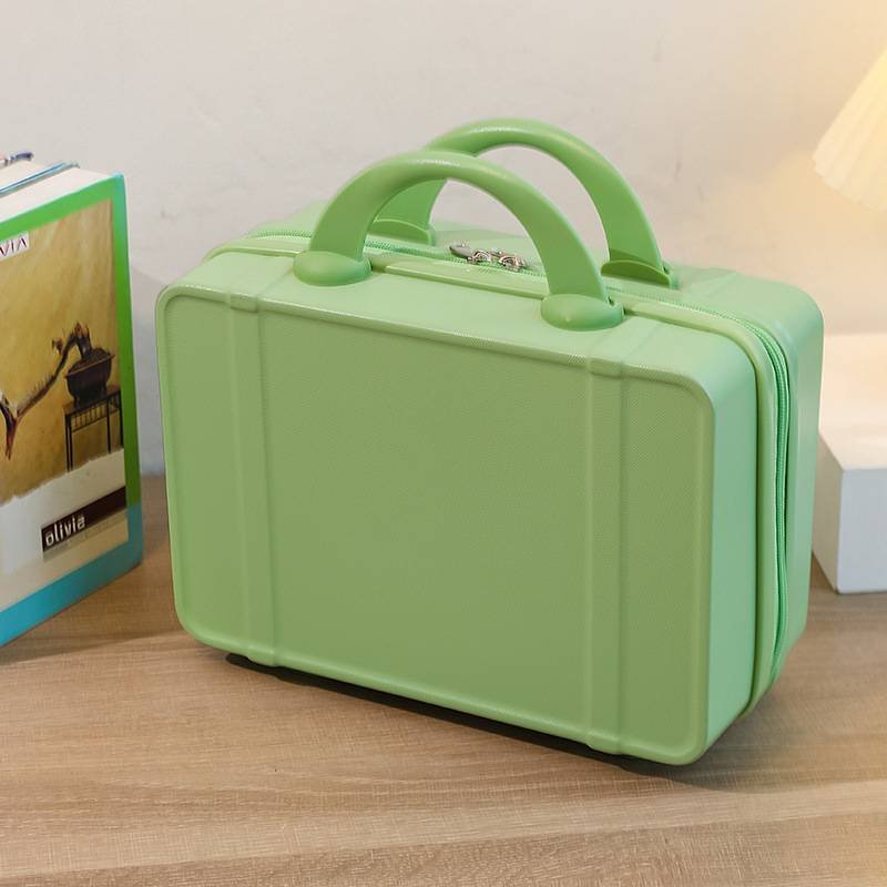 Personalized stylish and lightweight Green mini suitcase for short trips