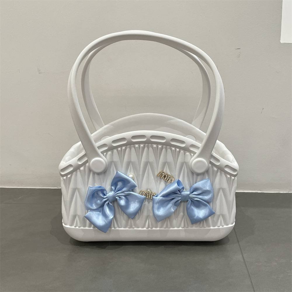 Stylish Handbag - Spacious with Decorative Elements(Beige)