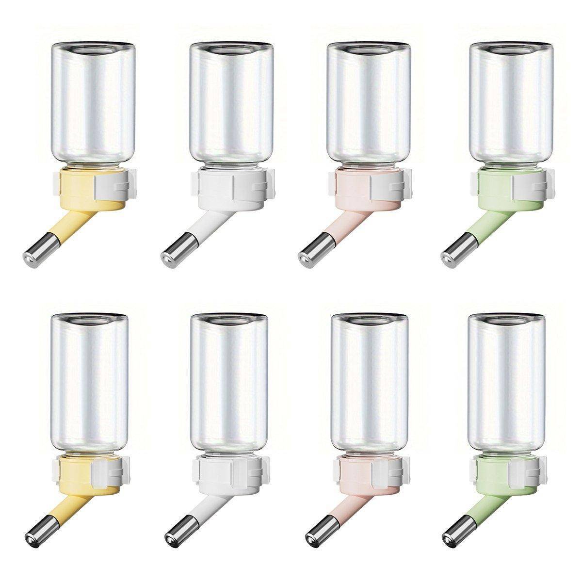 Pet Water Bottle for Hamster Guinea Pig Rabbit Vacuum Drinking Feeder Kettle - 80ml-White