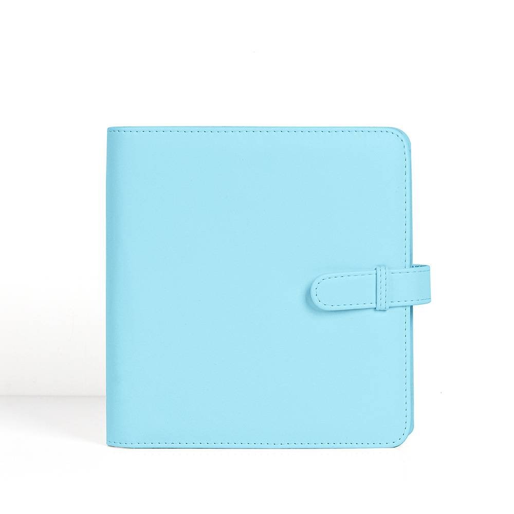 PU Leather Instant Photo Album - Holds 288 Photos, Compatible with Instax Square & Mini Films(blue)