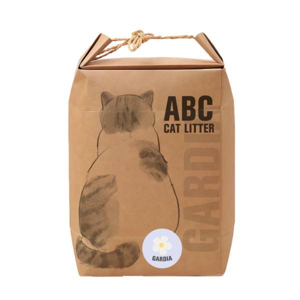 ABC Vegan Cat Litter Gardia Scent 4KG x 6 Bags