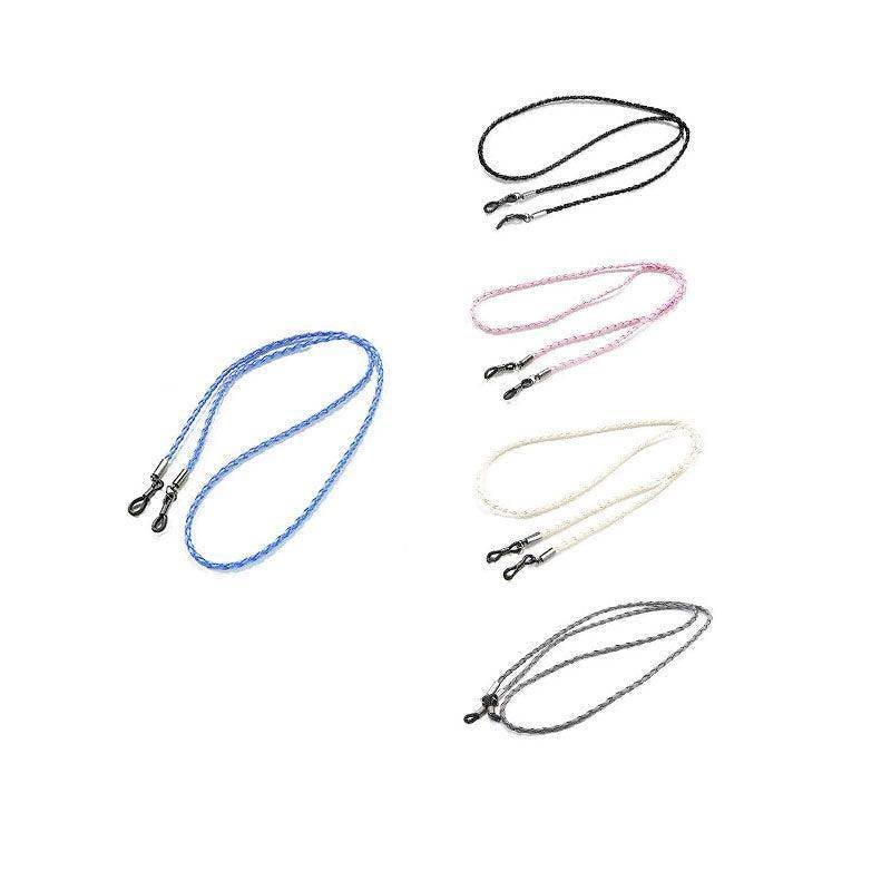 PU Sunglasses Reading Glasses Spectacles Eyeglass Holder Strap Chain - Beige