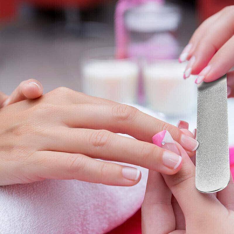 Diamond Nail File for Hand Foot Care Manicure Podiatry Tool 20.2cm - 2PCS