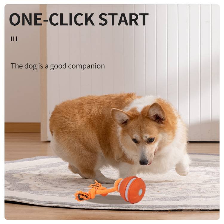 Interactive Dog Chew Toy with Rope - Durable Treat Dispensing Ball for Play & Dental Health(blue)