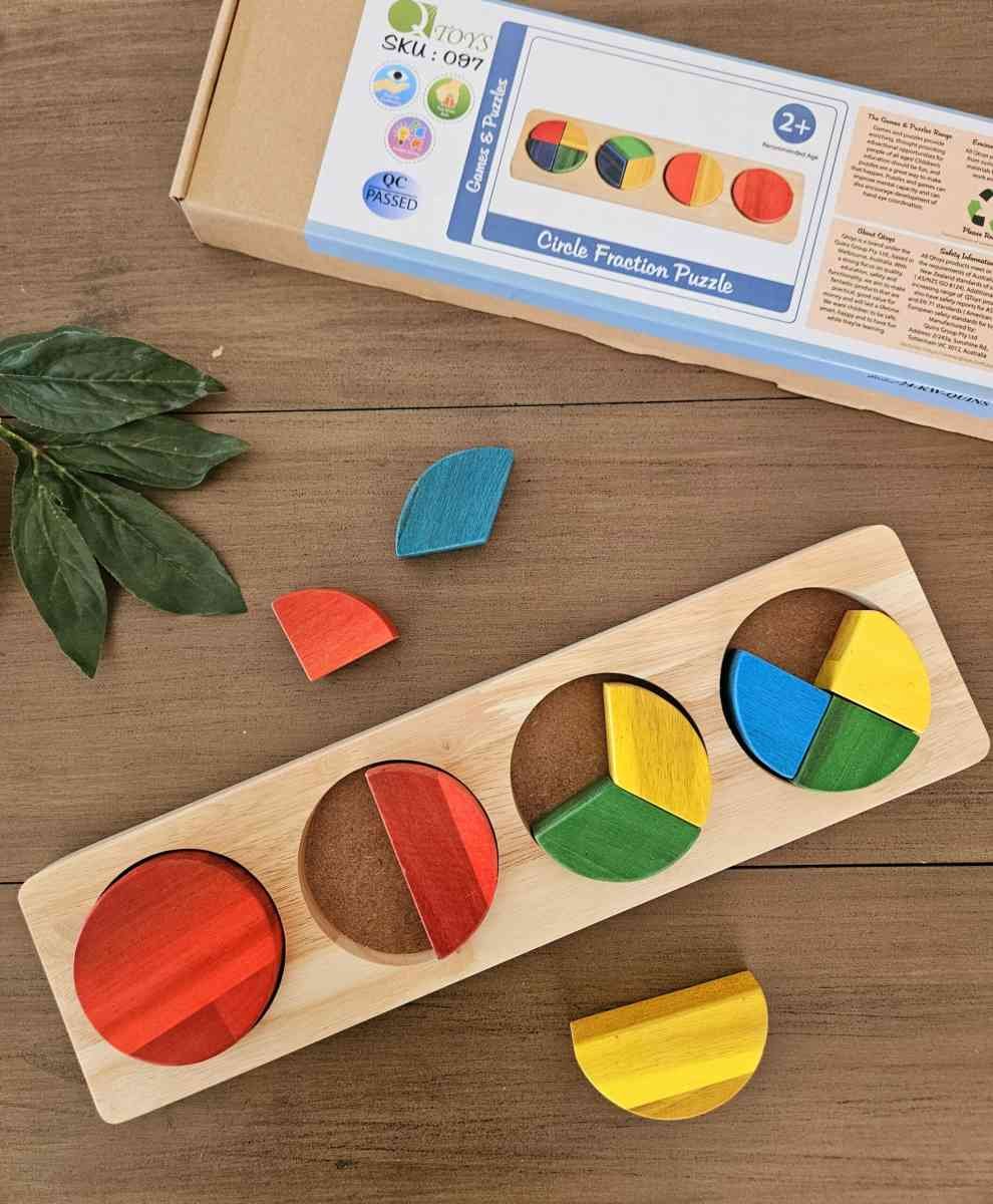 Circle Fraction Puzzle