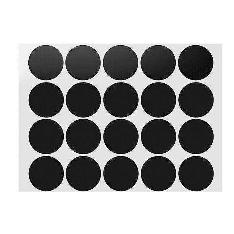 Black Assorted Sizes Colour Sticker Dots Adhesive Round Labels Circular Spot Scrapbook - 8mm*260 Dots