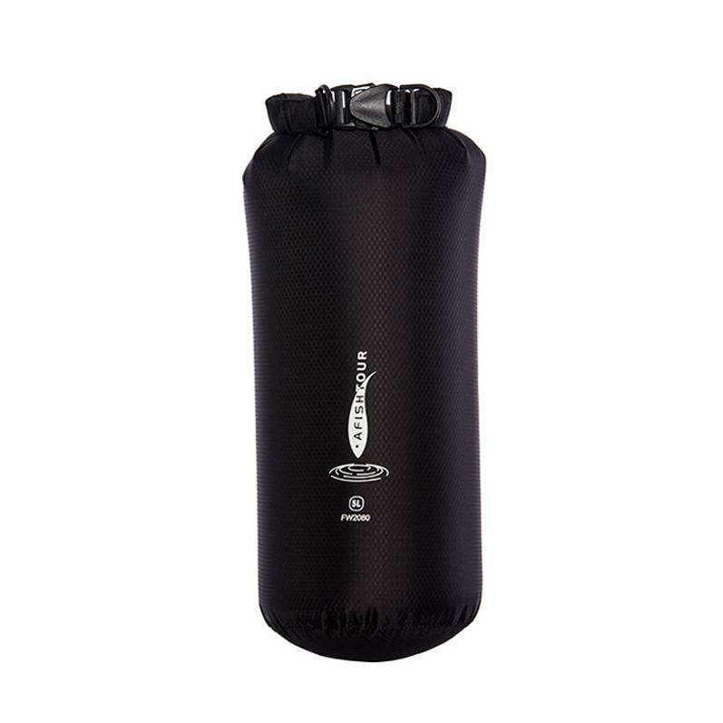 5L Multi Function Outdoor Storage Bag Waterproof Lightweight - Black