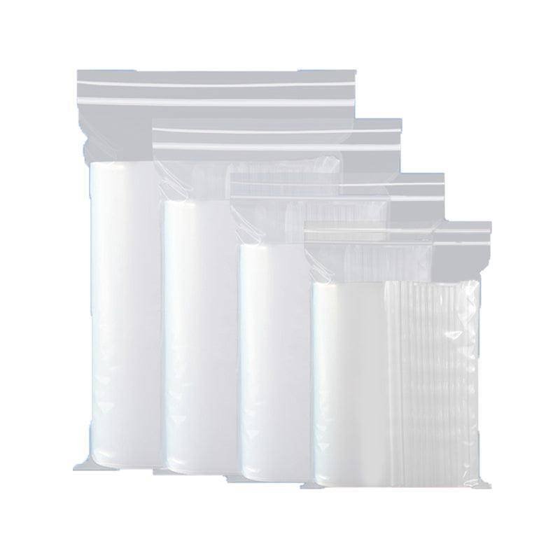 100X Bulk Clear Resealable PE Plastic Zip Bags - 5*7cm 100PCS