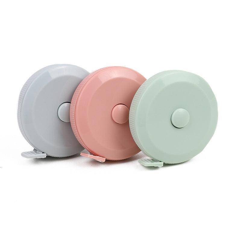 Retractable Tailor Tape Measure 150cm Soft Body Measuring Sewing Ruler - Pink