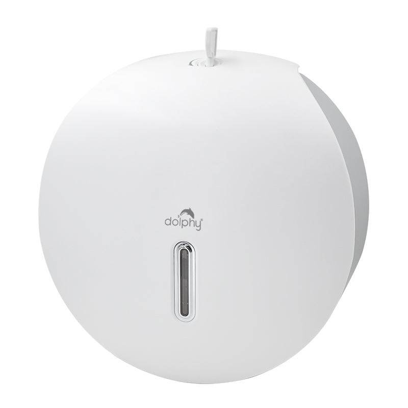 PLAZA Jumbo Toilet Roll Dispenser - White