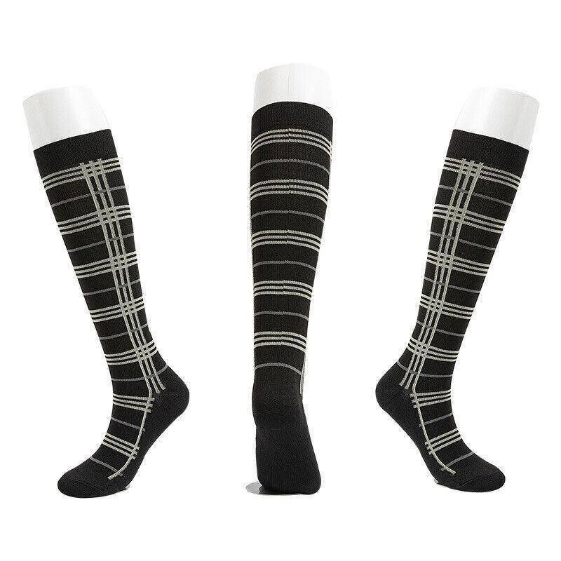 L/XL Size Compression Socks Unisex Adult Nursing Travel Stocking Sport - Lion