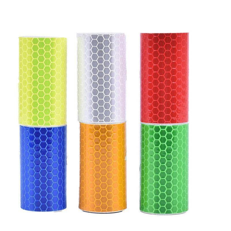 3m Reflective Warning Tape Adhesive Sticker Roll for Car Truck Strip Marking Use - Fluorescent Yellow