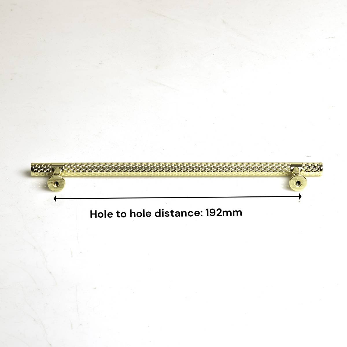 Gold Solid Zinc Kitchen Cabinet Handles Drawer Bar Handle Pull 192mm