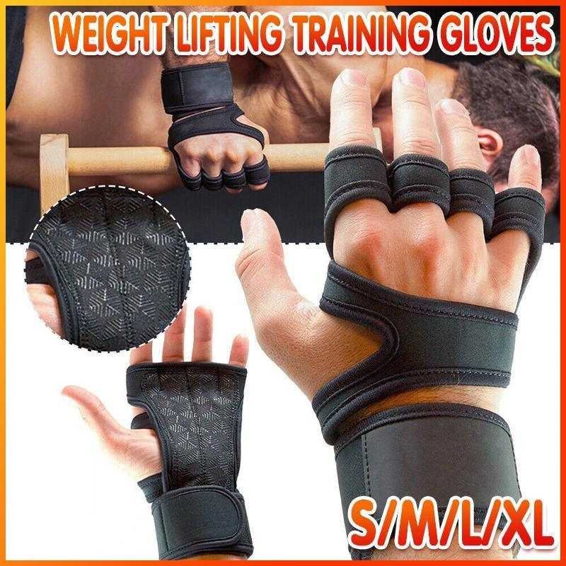 Weight Lifting Training Gloves Women Men Fitness Sports Body Building Gym Gloves - XL