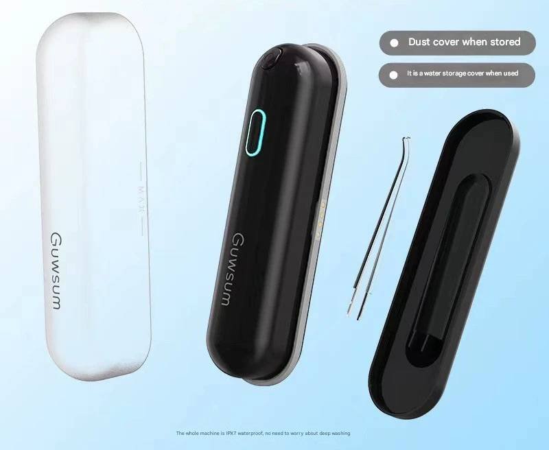 Mini Portable Oral Irrigator - IPX68 Waterproof, UV Sterilization, 3 Modes, Magnetic Charging(Gray)