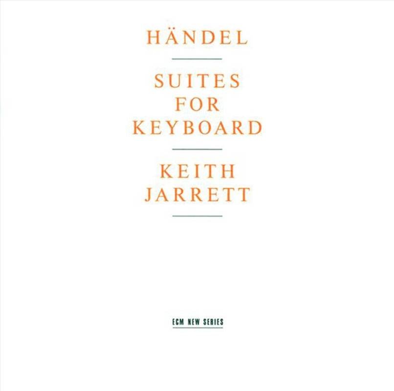 Handel:Suites For Keyboar - Jarrett, Keith Cd Album
