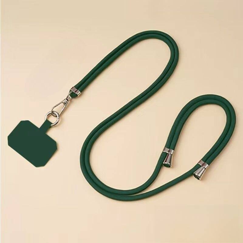 3-Pack Adjustable Green Crossbody Phone Lanyards – Dual Wear Modes, Two-Ways of Hanging,Ultra-Slim 0.6mm Patch 