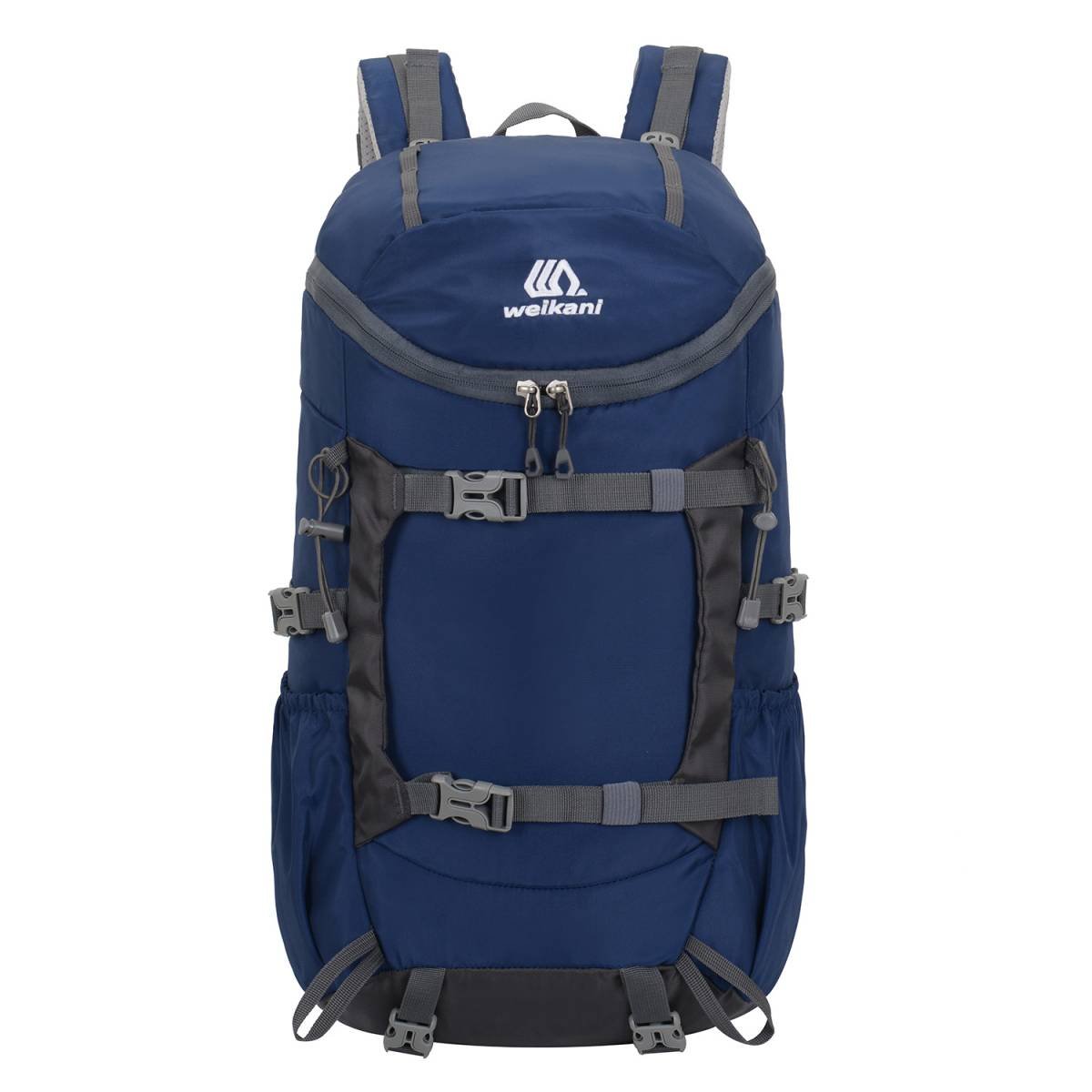 Navy Blue 20L Women's Orange Mountaineering Backpack - Water-Resistant