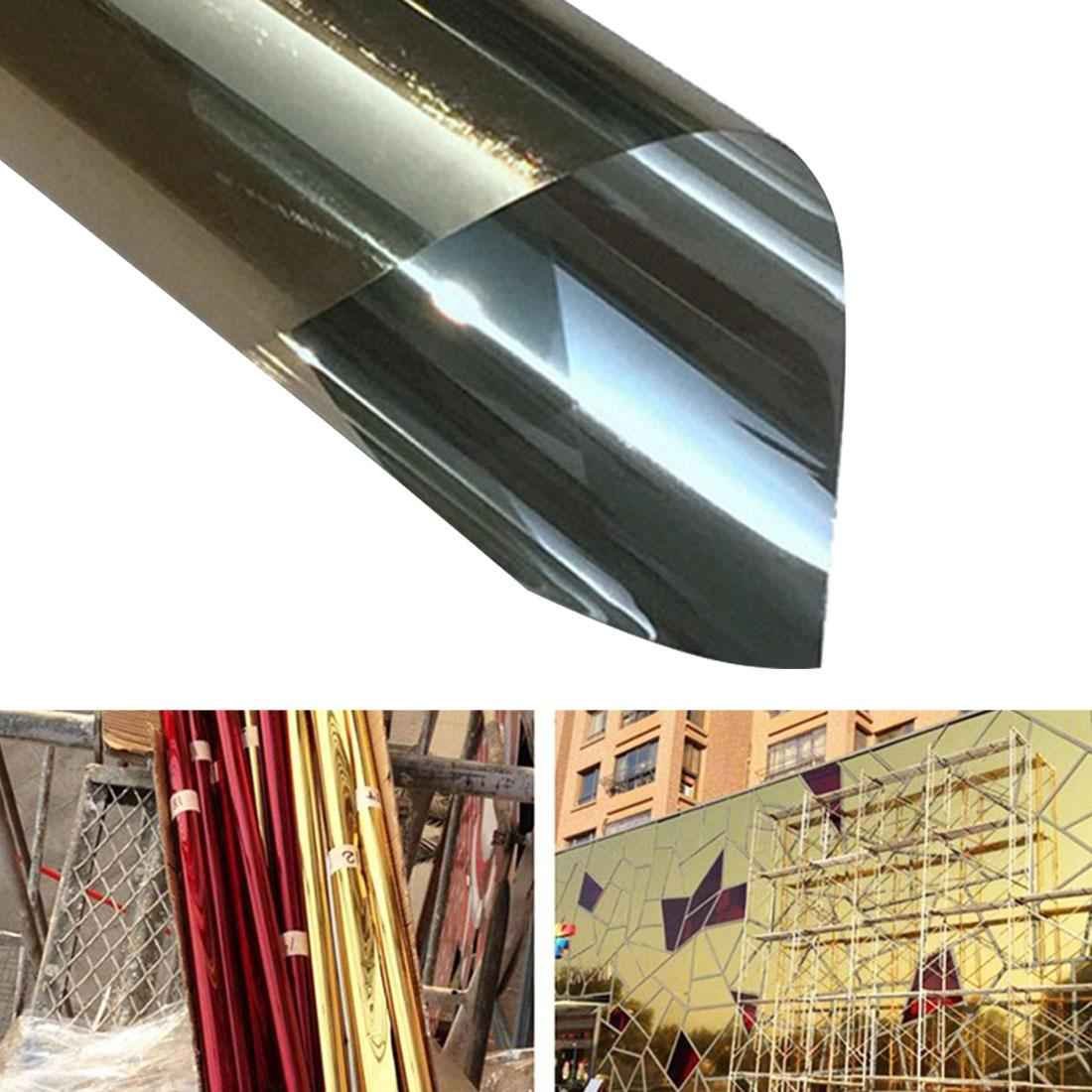 70cm Uv Reflective one Way Privacy Window Film Sticker - Gold