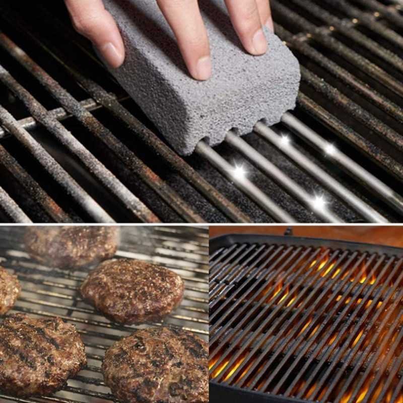 5 Pack Grill Cleaning Brick Pumice Stone BBQ Cleaner Block Heavy Duty Grease Remover for Griddle Stove and Kitchen Sink