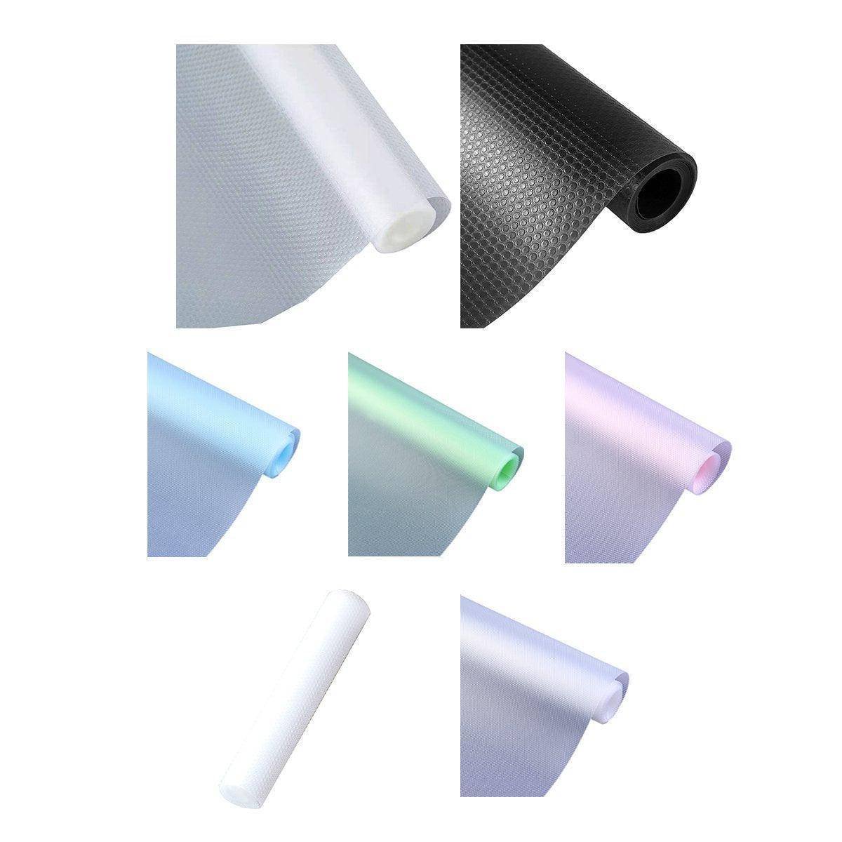 5 Roll EVA Anti Moisture Drawer Mat Cabinet Pad Kitchen Dustproof Placemat - Transparent Flat-45*150cm