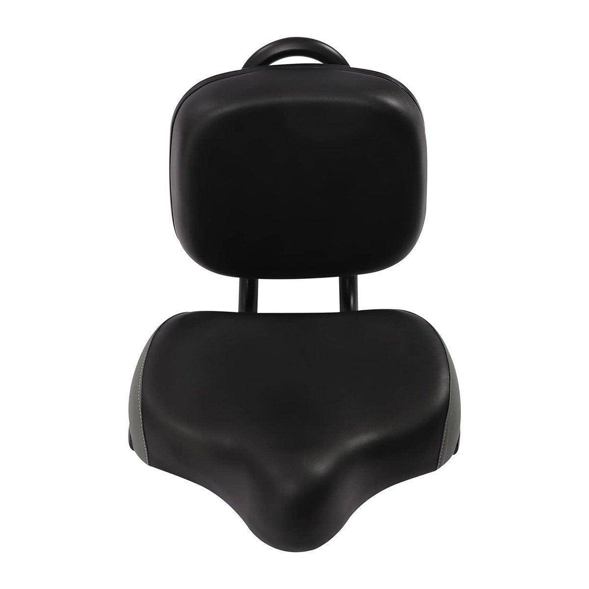 Electric Bicycle Tricycle Seat With Backrest Adjustable Comfortable Bike Seat - Black