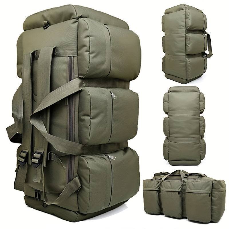 Military Duffel Backpack 80L Outdoor Travel Bag