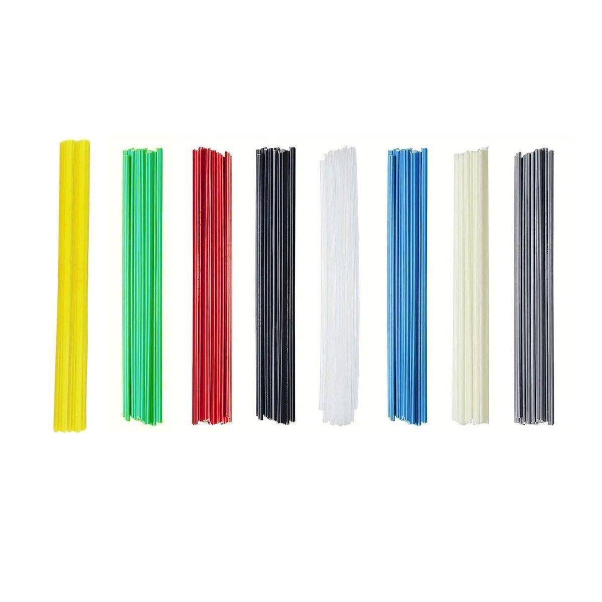 Bumper Plastic Welding Rod Torch 50CM/25CM Assorted Colours and Materials - Green - PVC 20cm