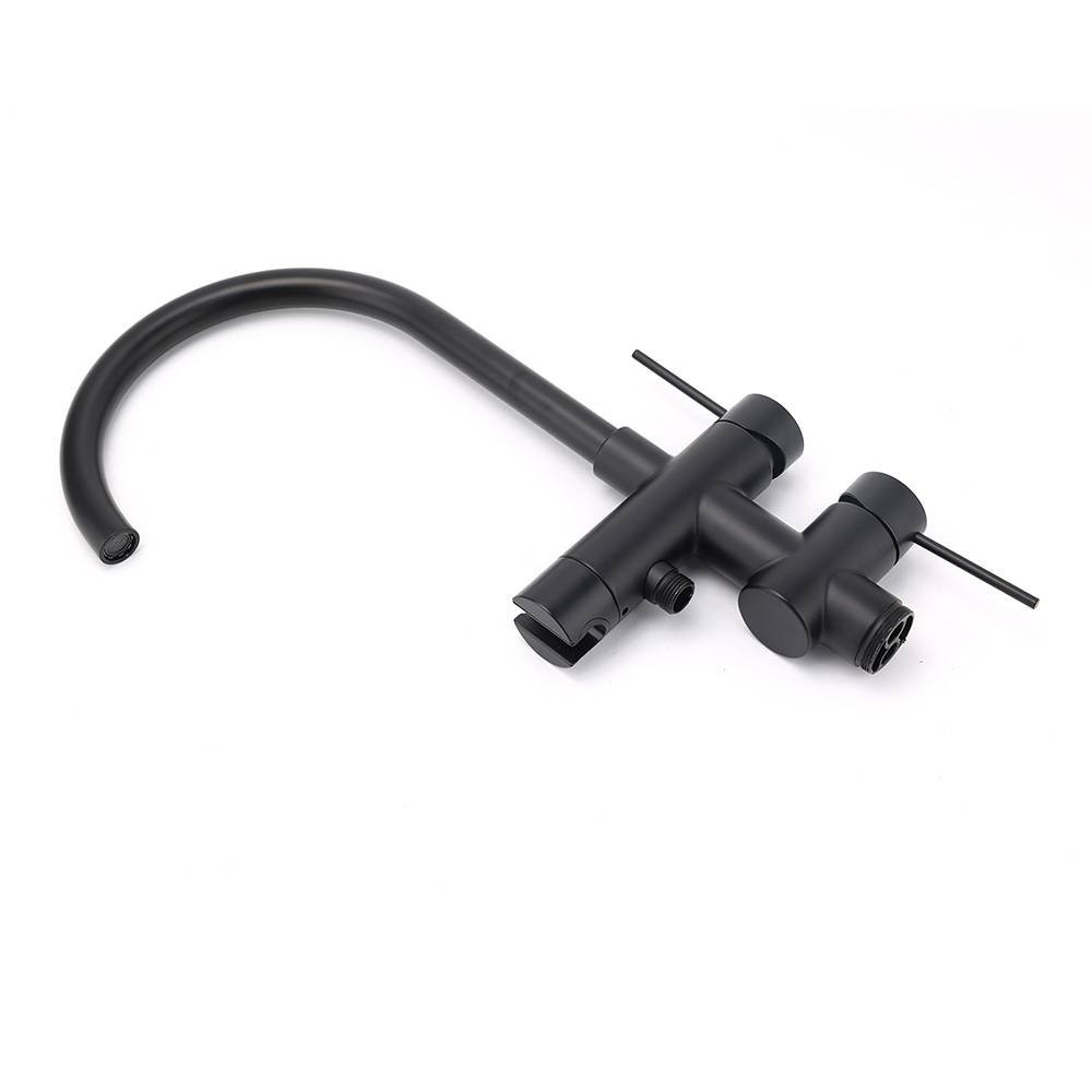 WELS Matt Black Bathtub Filler Free Standing Mixer Faucet Tap Spout HandHeld Set