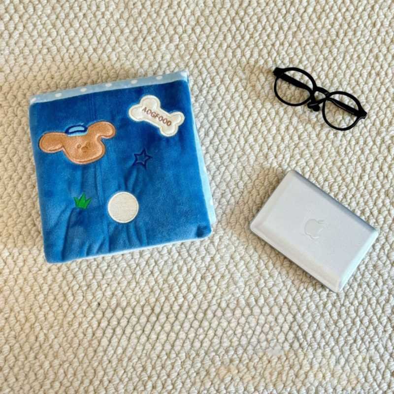 Soft Plush Interactive Sniffing Wallet with Hidden Treat Pockets (Style 3) - Squeaky Enrichment & Boredom Buster for Dog