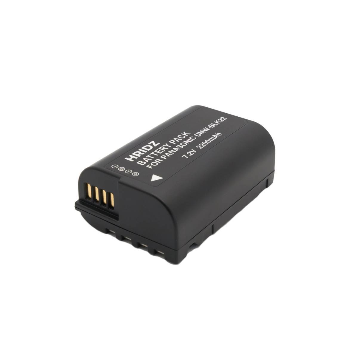 Hridz BLK22 2pcs Battery for Panasonic DMW-BLK22 LUMIX DSLR - 2-batteries only