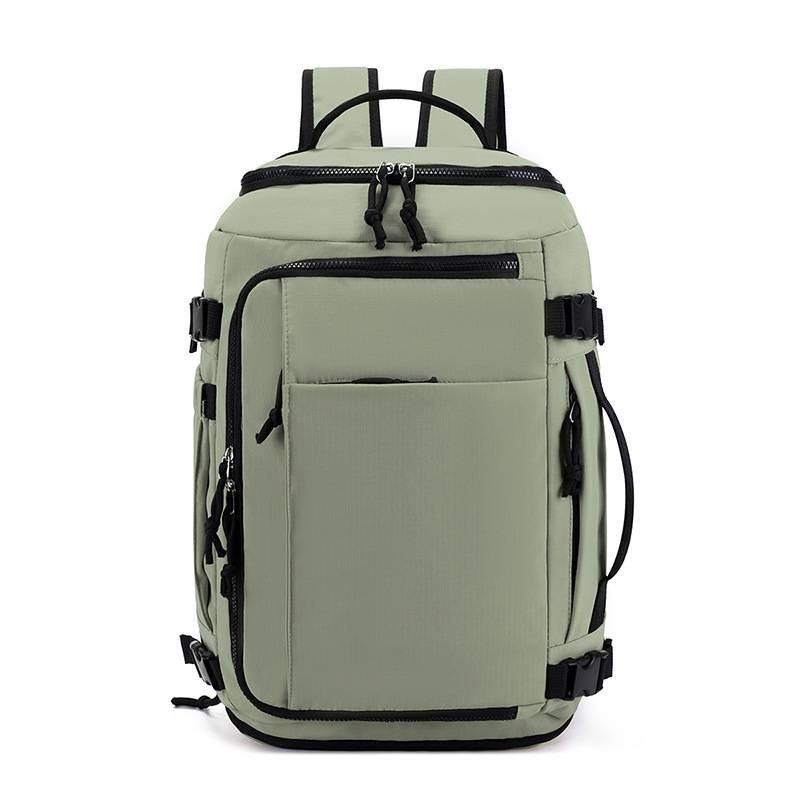Green Stylish & Spacious Backpack – Lightweight, Expandable Travel & Daily Use Rucksack (31×20×43cm)