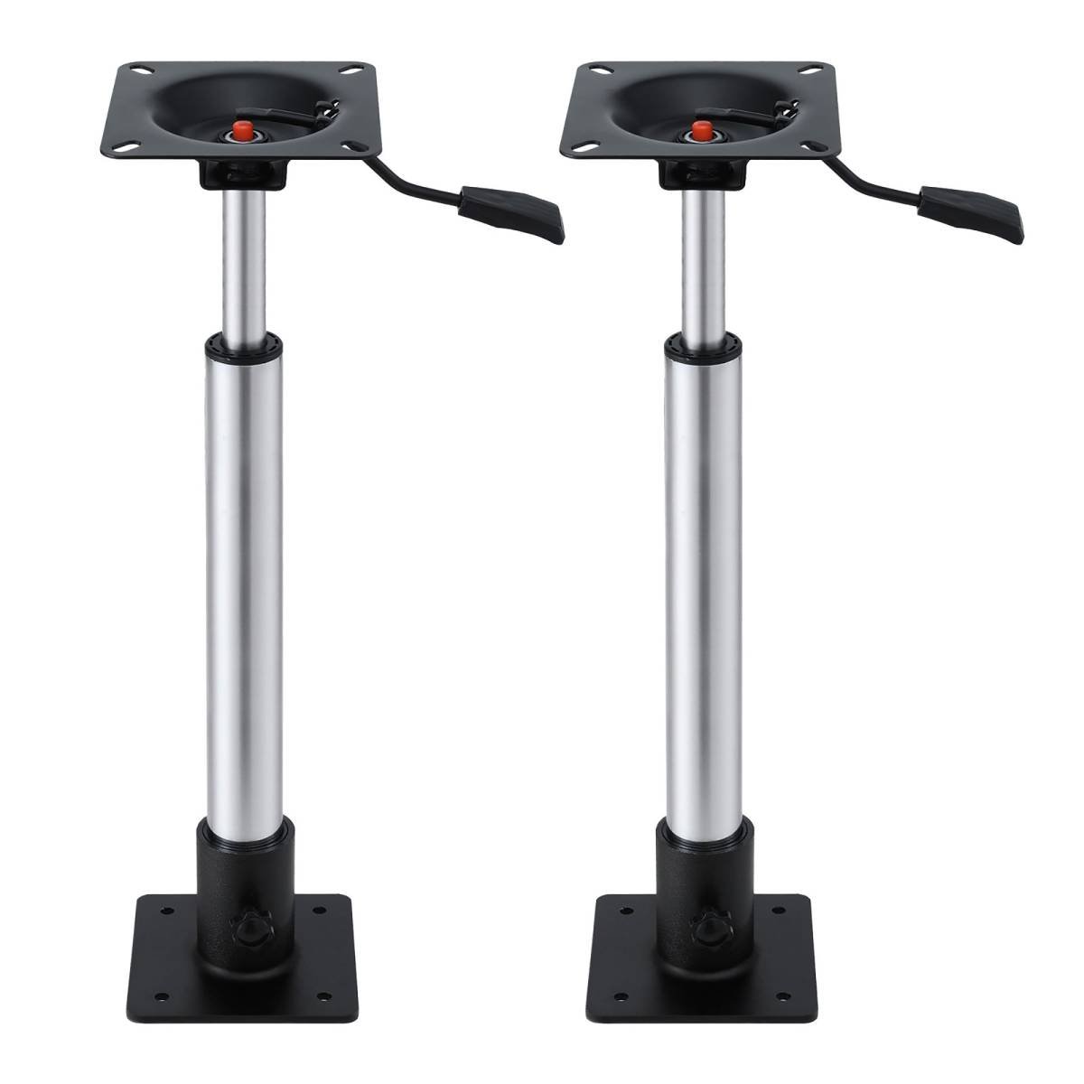 Seamanship Boat Seat Pedestal 55–75cm Adjustable Gas Lift 360 Degrees Swivel 2 Pack